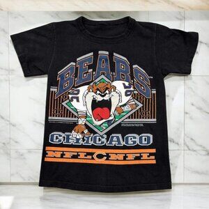 Chicago Bears NFL Classic T shirt black tee Heavy cotton HN1221